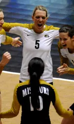 <i>Lisa Henning had 10 kills on Friday.</i>