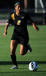 Junior Dominique Richardson notched two goals in the game
