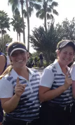 Michelle Butler and Taylor Gohn placed among the top-10 competitors at this week's tournament.