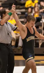 Former All-American Nathan McCormick helped the alumni off to a fast start with a 2-1 decision