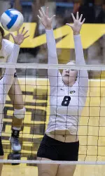 <i>Whitney Little tallied her sixth career 10-block match.</i>