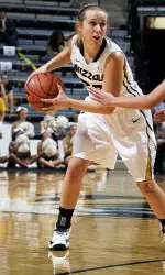 Morgan Eye's nine three-pointers is one more than her record-setting performance against UTM last season.
