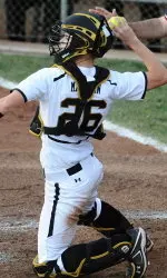 Senior catcher Jenna Marston