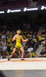 Bradley topped No. 1 Derek St. John Saturday night with a takedown late in the third period.