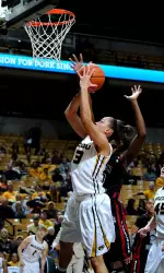 Bri Kulas led Missouri with a career high 26 points on the game.
