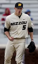 <i>Brett Graves pitched his first career complete game in game one.</i>