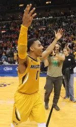 Phil Pressey finishes his Mizzou career the leader in career assists and tied for first in career steals.