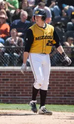 <i>Keaton Steele launched a two-run bomb in the first inning Saturday.</i>