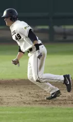 <i>Senior Scott Sommerfeld had a hit in his final game at Taylor Stadium.</i>