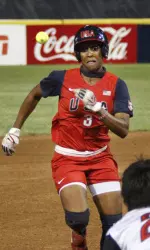 Two-time member of USA Softball Rhea Taylor