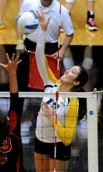 <i>Emily Wilson has 54 kills on .388 hitting over her last six matches.</i>
