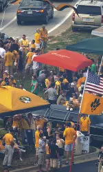 Tailgating at Memorial Stadium