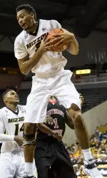 Sophomore Johnathan Williams, III, notched a double-double with a career high 18 points and 11 rebounds to help the Tigers defeat the Redhawks.