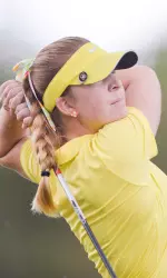 Michelle Butler led the Tigers in the third round of play to finish 34th overall.