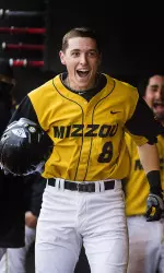 <i>Ryan Howard reacts to his first career homer</i>