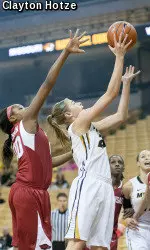 Jordan Frericks had a career-high 18 points on Sunday.