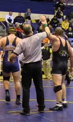 Devin Mellon locked in a spot at the 2014 NCAAs after a 2-0 day Saturday