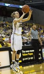 Morgan Eye knocked down a season and WNIT-best nine three-pointers