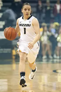 Lianna Doty dribbling