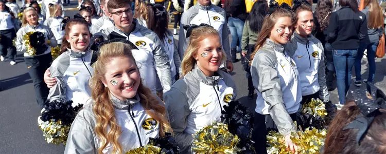 Tiger Walk Cheer Squad