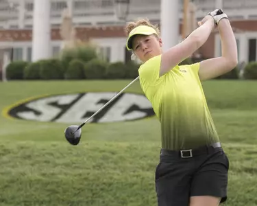 Jessica Meek 2015 Johnie Imes Practice Round Tee Shot