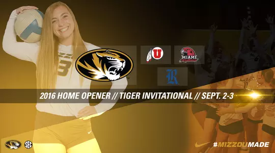 2016 Mizzou VB Home Opener 2