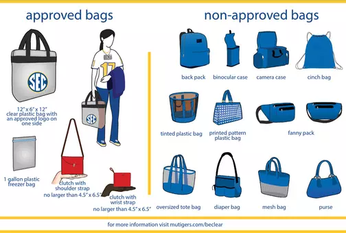 Clear Bag Policy poster