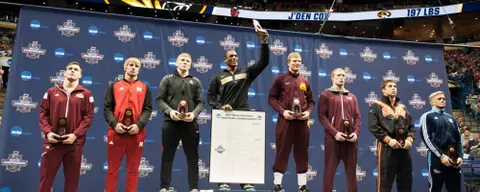 Cox podium banner