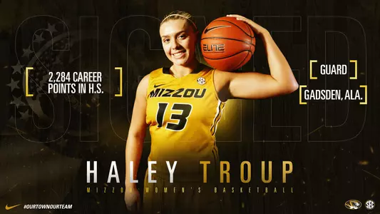 Haley Troup signing