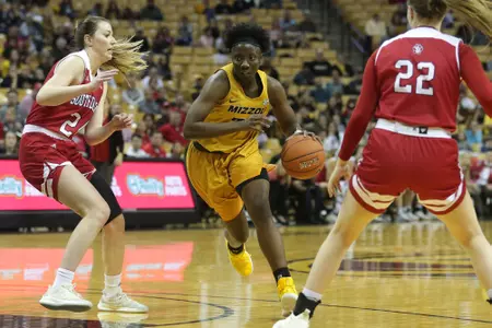 South Dakota Coyotes vs. No. 22 Mizzou Tigers at Mizzou Arena in Columbia, Mo. on Saturday, Dec. 15, 2018. Zach Bland/Mizzou Athletics