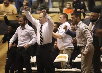 Mizzou wrestling verses University of Northern Iowa on Thursday, January 17, 2019 at the Hearnes Center.