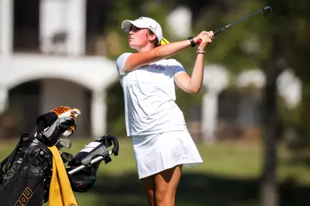 Mizzou's Sophia Yoemans.The Johnie Imes Invitational at The Club at Old Hawthorne in Columbia, Mo. on Sunday, Sept. 29, 2019. Hunter Dyke/Mizzou Athletics