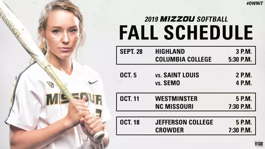 Fall Schedule
