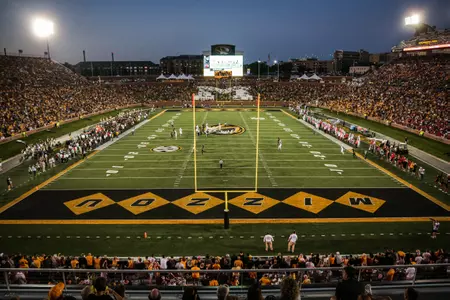 Mizzou Tigers vs Southeast Missouri State Redhawks at Memorial Stadium in Columbia, Mo. on Saturday, Sept. 14, 2019. Hunter Dyke/Mizzou Athletics
