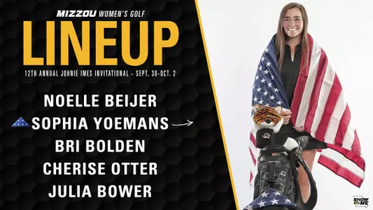 Imes Lineup - Women's Golf