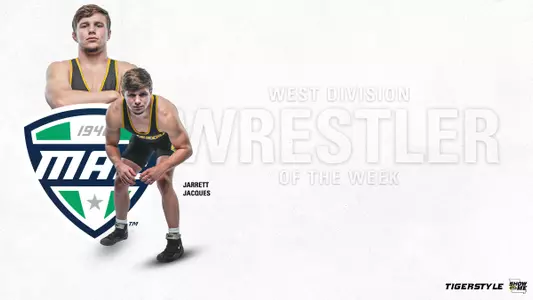 Jarrett Jacques MAC West Wrestler of the Week