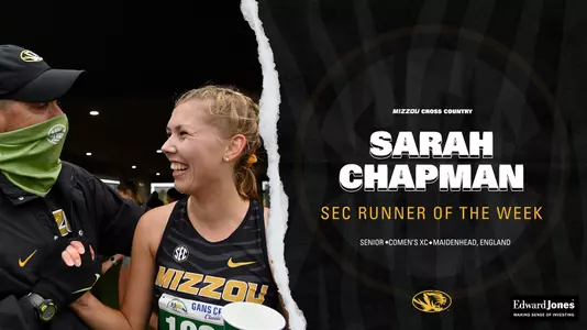 Sarah Chapman named SEC Women's Co-Runner of the Week