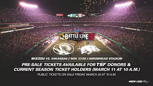 Arrowhead Stadium pre-sale graphic