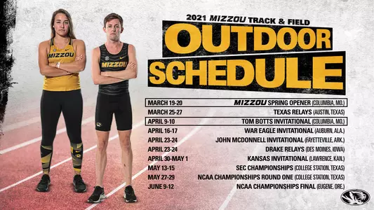 Mizzou T&F Outdoor Schedule
