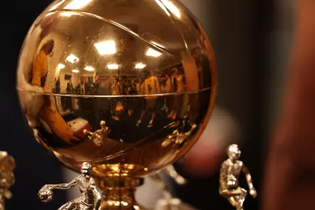 close up of Braggin' Rights Trophy