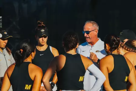 Mizzou Tigers vs. Omaha Mavericks at Green Tennis Center in Columbia, MO, on Friday, September 25, 2022. John Gronski/Mizzou Athletics
