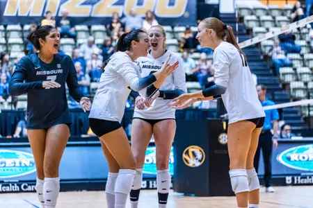 Mizzou Tigers volleyball vs. Georgia Bulldogs at Hearnes Center in Columbia Missouri on Friday, Oct 28, 2022.