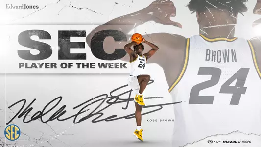 Kobe Brown - SEC Player of the Week