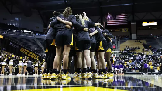 Women's Basketball Huddle