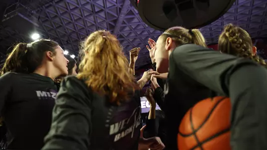 Women's Basketball Huddle