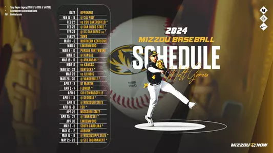 2024 Baseball Schedule