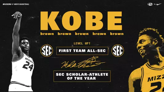 Kobe Brown - SEC Honors (Coaches)