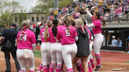 Softball Downs Ole Miss, 8-3, in Series Opener Image