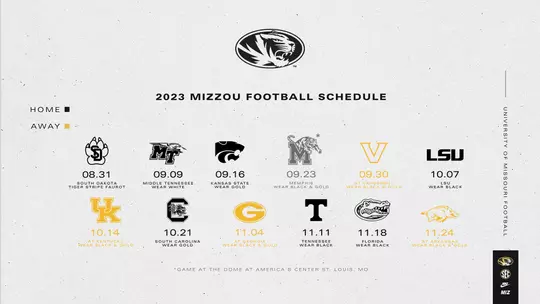23 Football Schedule Topper
