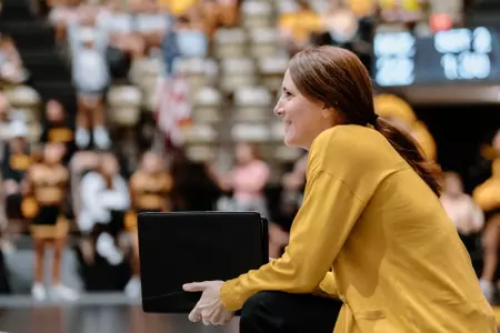 Mizzou Volleyball vs South Carolina on September 24, 2023 in the Hearnes Center. (Photo by Reesi Nesbitt)